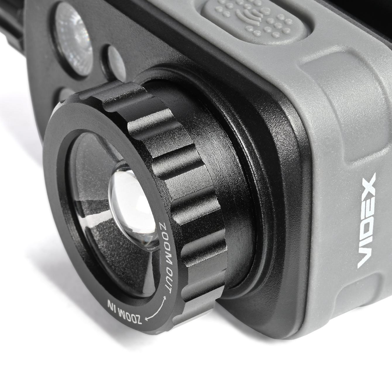 Фонарик налобный светодиодный Videx VLF-H046Z 500Lm 5000K белый-красный-зеленый свет (VLF-H046Z) - фото 9