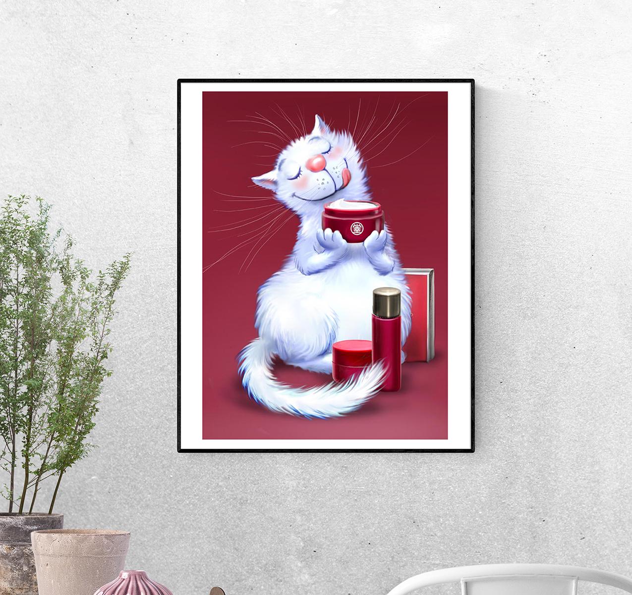 Постер Красота - страшная сила формат А-4