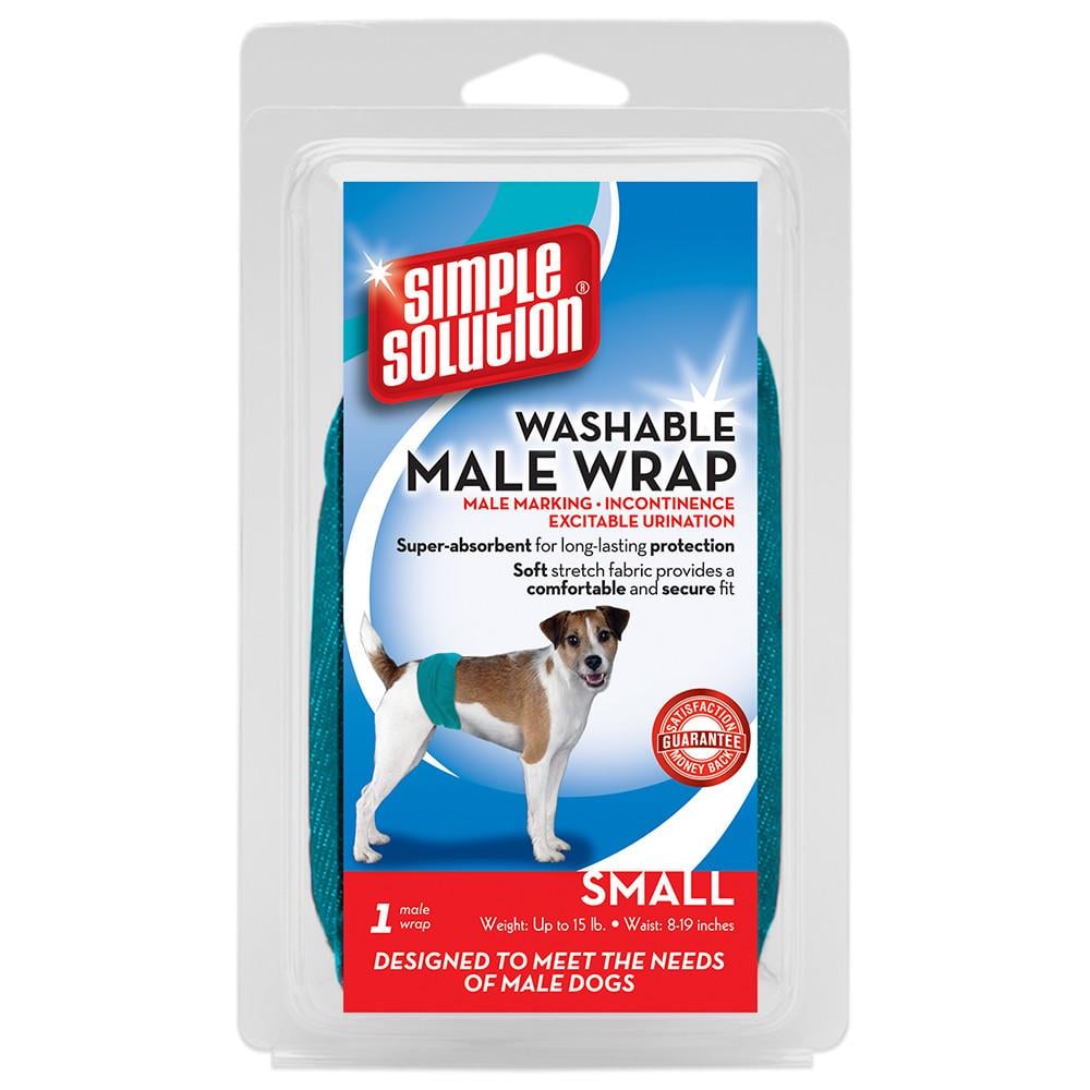 Подкладка-протектор для животных гигиеническая Simple Solution WASHABLE MALE WRAP для малых пород S (ss11240)