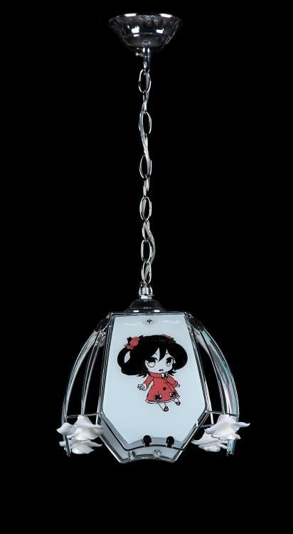 Люстра с плафонами Ray L9215/1A CH+WT (IR005438)