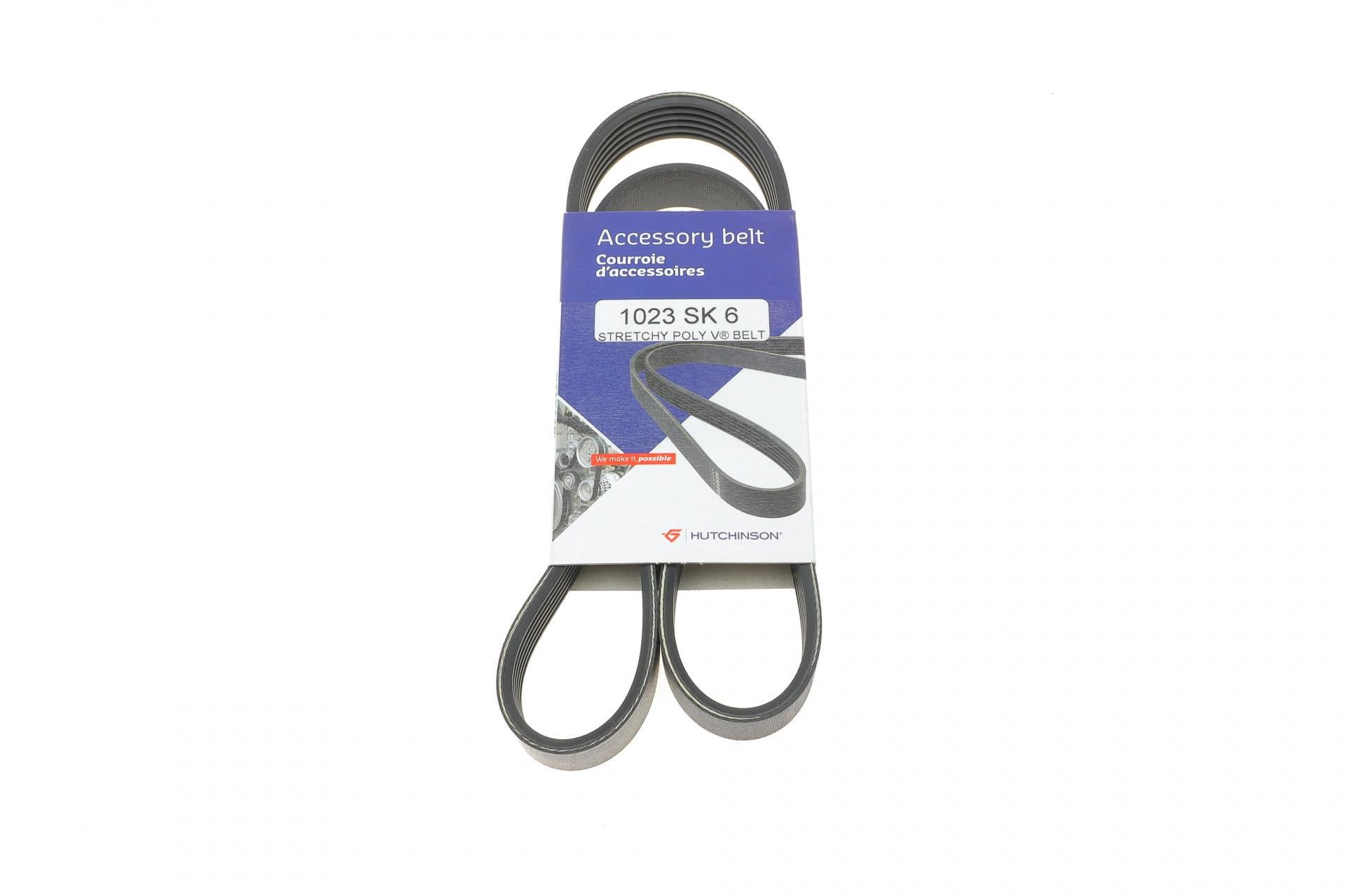 Ремень генератора HUTCHINSON Ford Fiesta VI 1.25 08- 1023 SK (6)