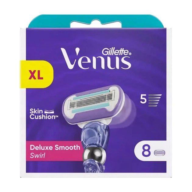 Картриджі змінні для гоління жіночі Venus Extra Smooth Swirl 8 шт. 5 лез (13356392)