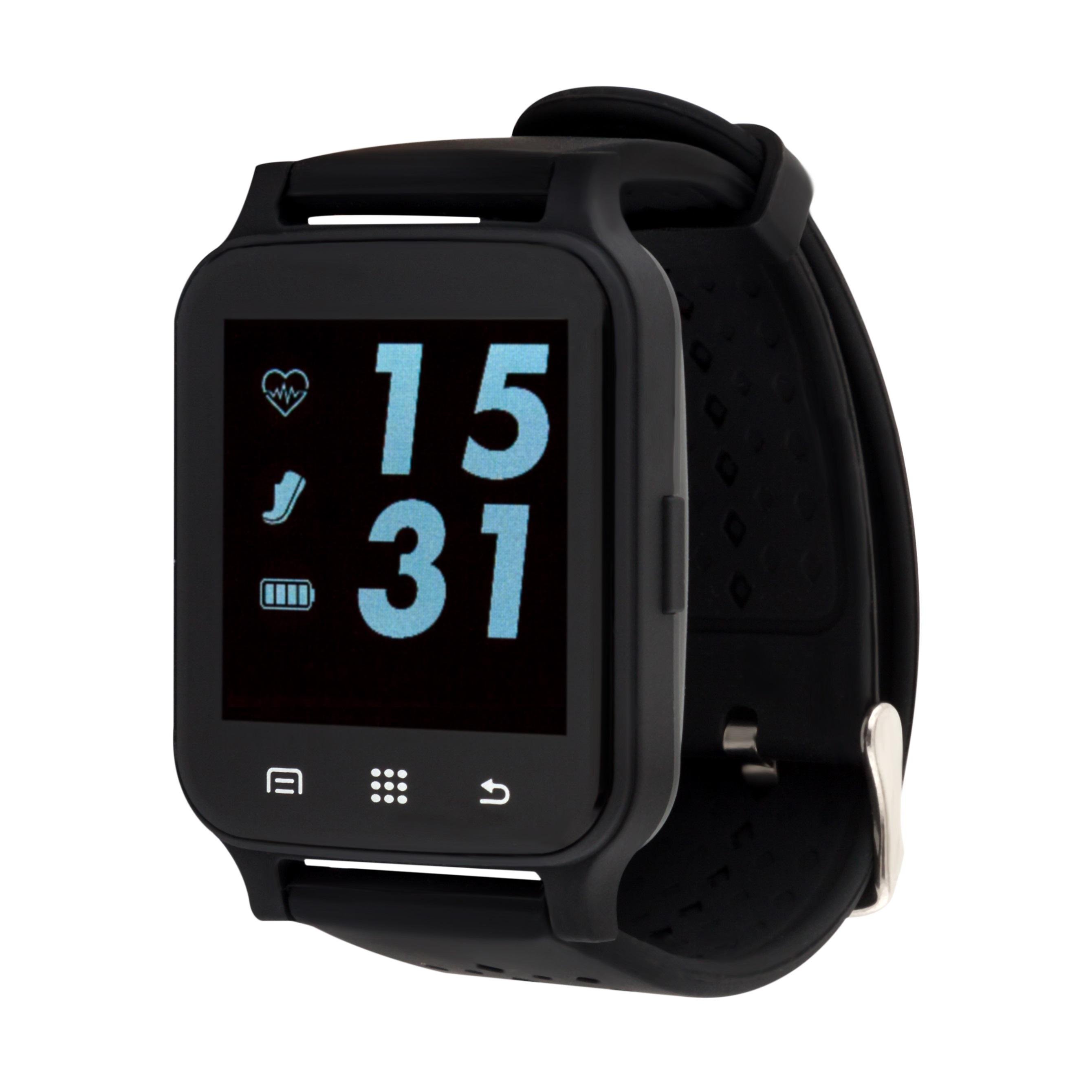 Смарт-часы с тонометром и пульсометром Alfa Y60.2 IPS Pulse and AD Black