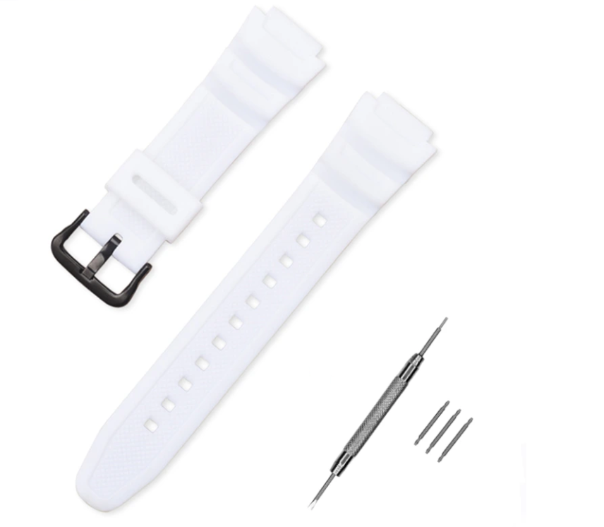 Ремінець для Casio G-Shock AE-1000/1200 White BK (3808) Ремінець для Casio G-Shock AE-1000/1200 White BK (3808)
