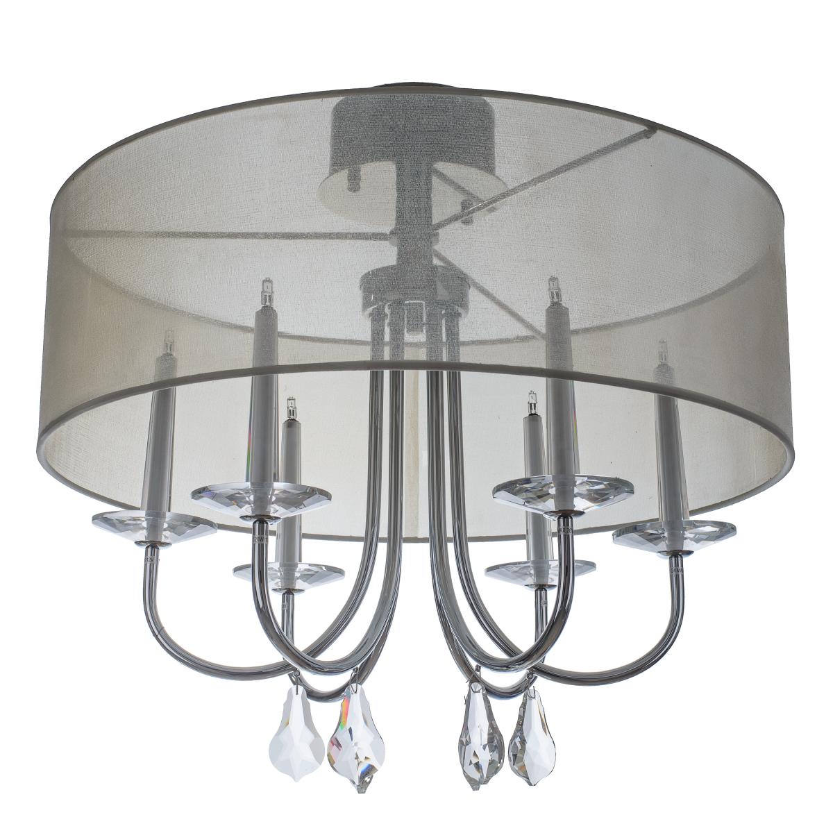 Люстра прованс галогенная Brille BL-062S/6C с абажуром