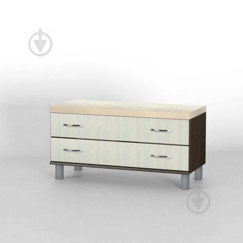 Комод прикроватный Тиса Мебель КП-114 Венге/Дуб молочный Комод прикроватный Тиса Мебель КП-114 Венге/Дуб молочный