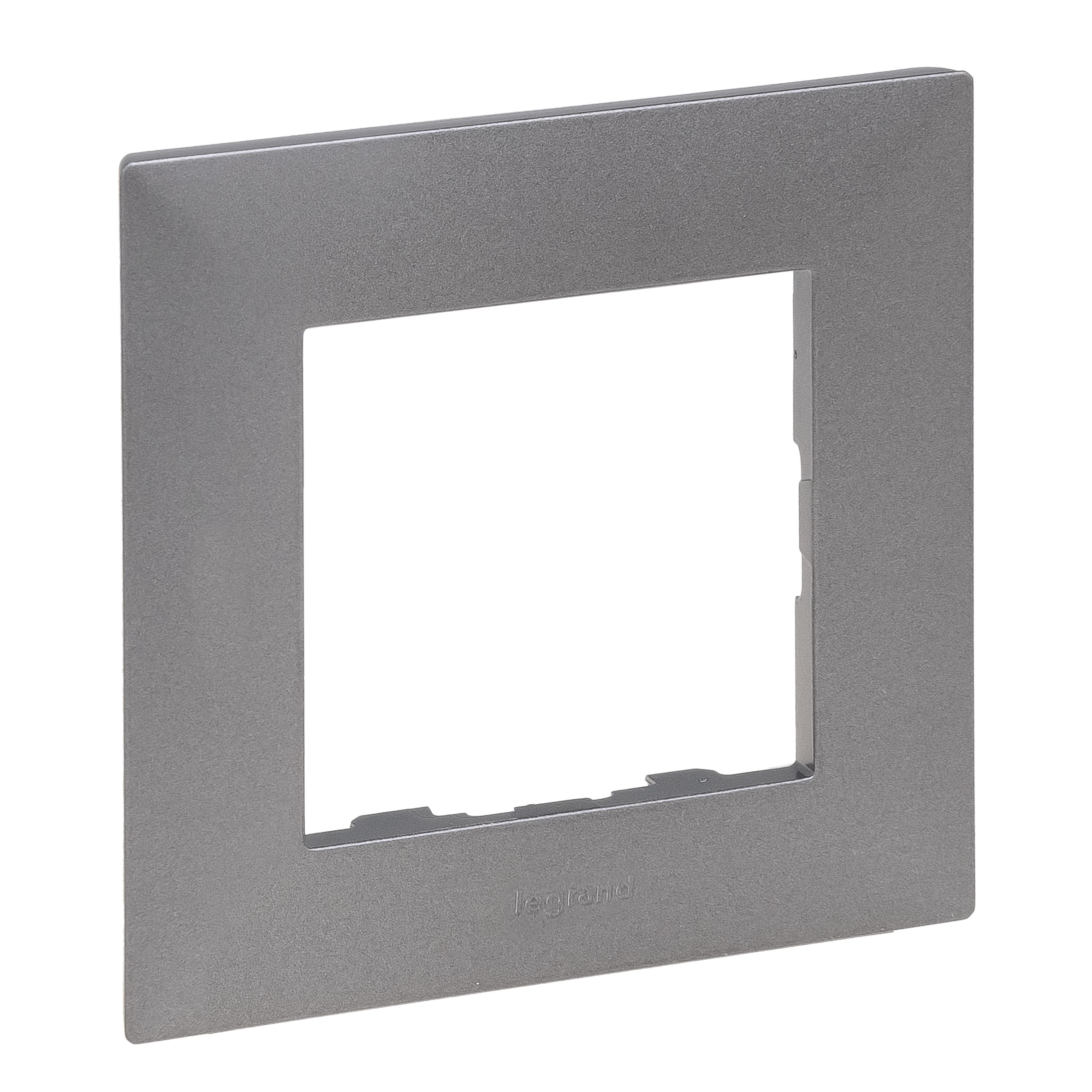 Рамка Legrand NILOE STEP 1-постовая Стальной (863491)