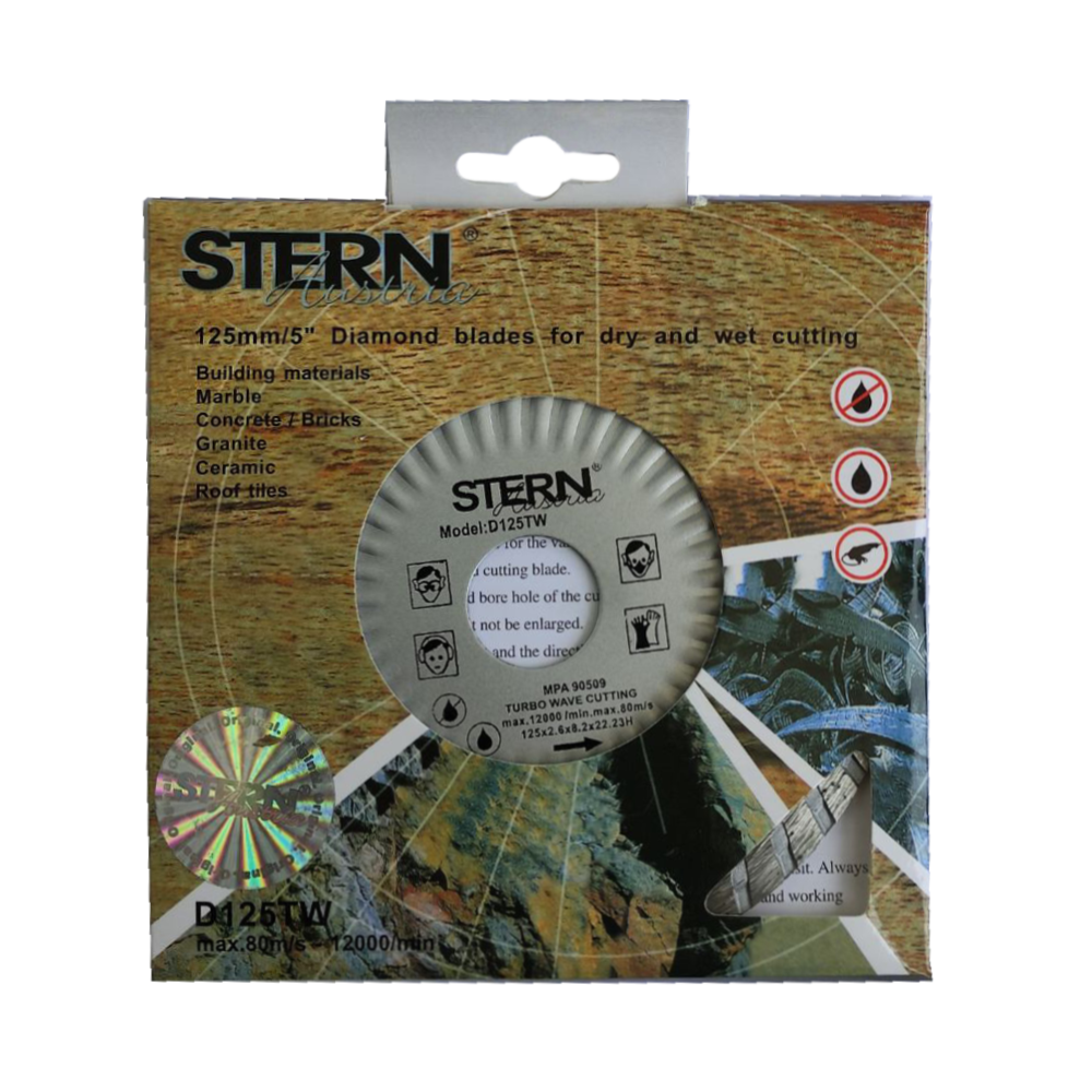 Диск алмазный турбо Stern 125 мм (54207)