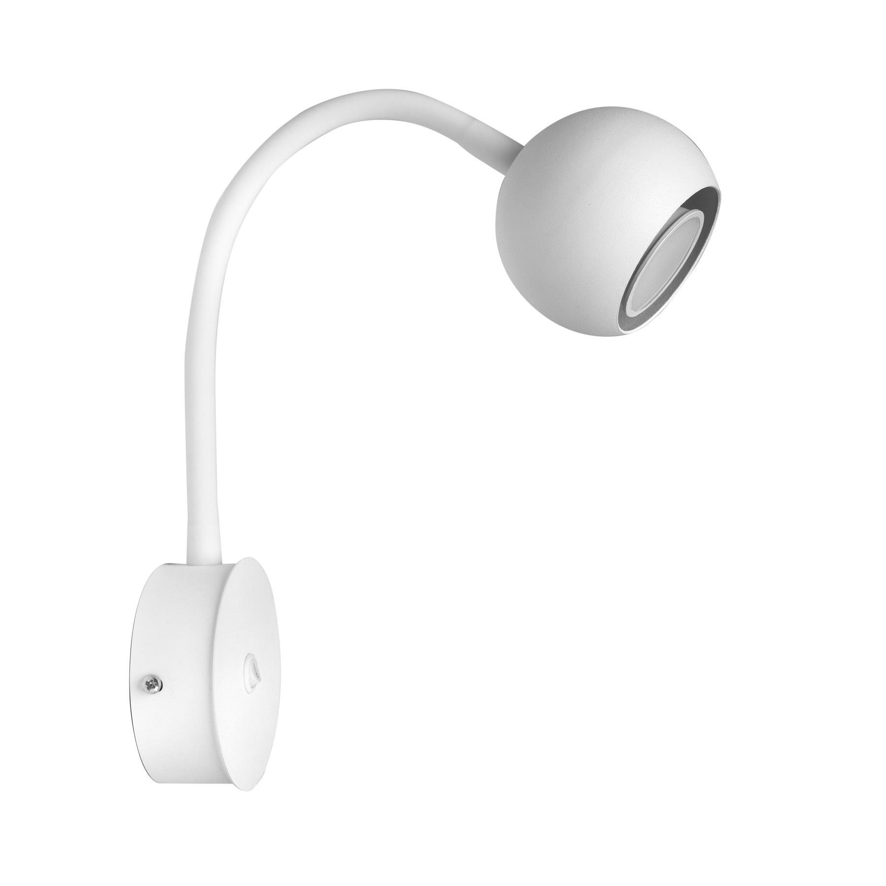 Бра с выключателем Bowl GU10 W90-GN-BT White (1313512)