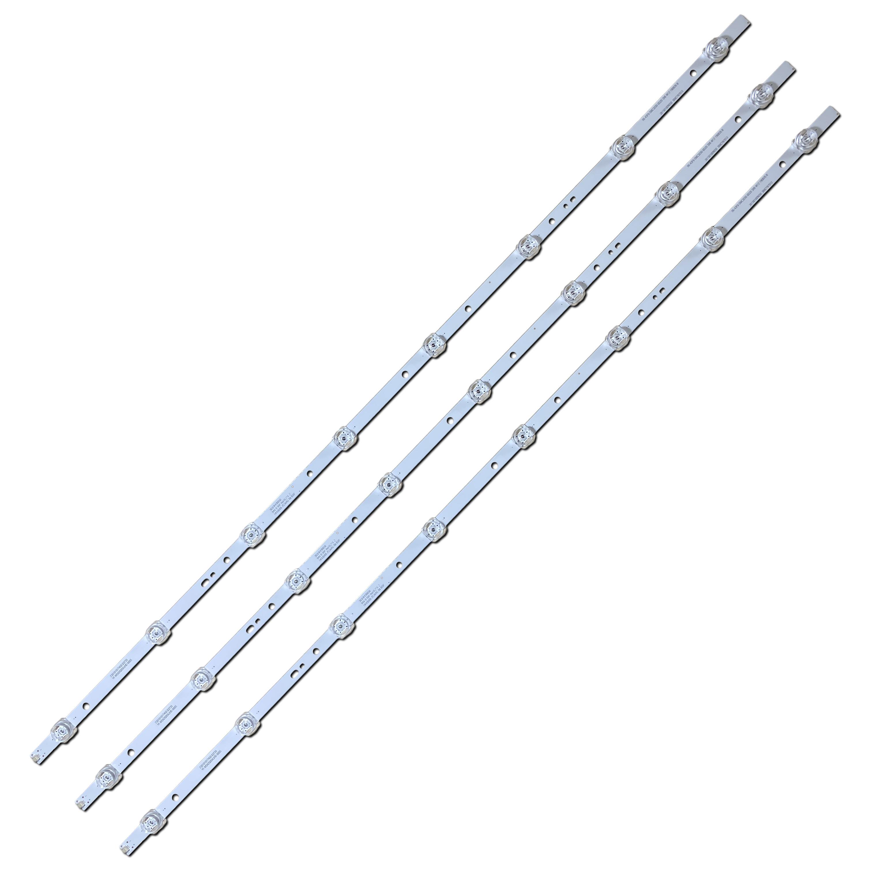 Комплект LED подсветки для TV HK43D08-ZC56AG-08 303HK430050 YF-M5N2Q05KJHD 06-43F9-SMC3030-0D20-3X8-W12-190826-B 43" 3 шт. (ART-14097)
