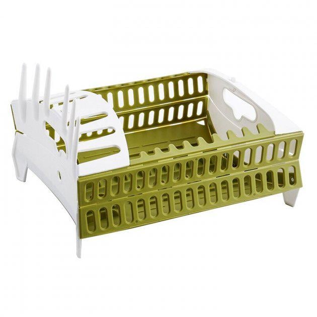 Органайзер для хранения посуды collapsible compact dish rack (1008)