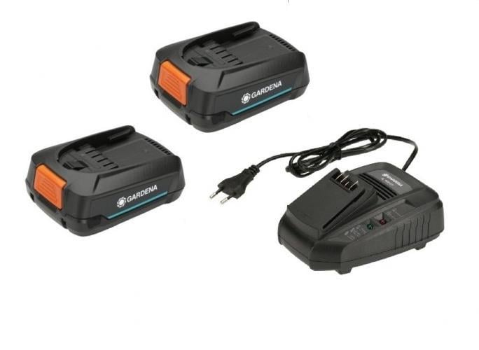 Стартовый комплект Gardena 2хPBA 18V/45 2,5 Ач и AL 1830 CV (14907-20.000.00)