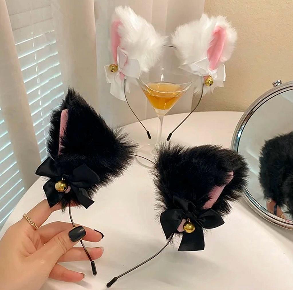 Обручі Wuke Кішка з хутряними вушками та дзвіночками One size 2 шт. - фото 4 Обручі Wuke Кішка з хутряними вушками та дзвіночками One size 2 шт. - фото 4