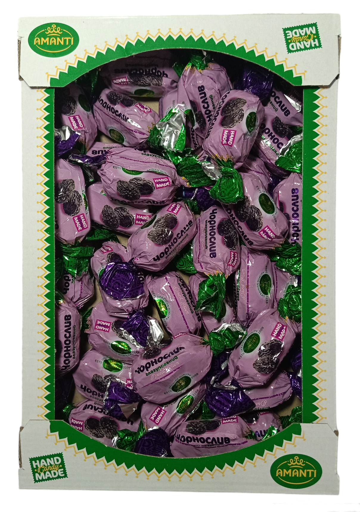 Конфеты AMANTI Чернослив в глазури 1 кг (55138)