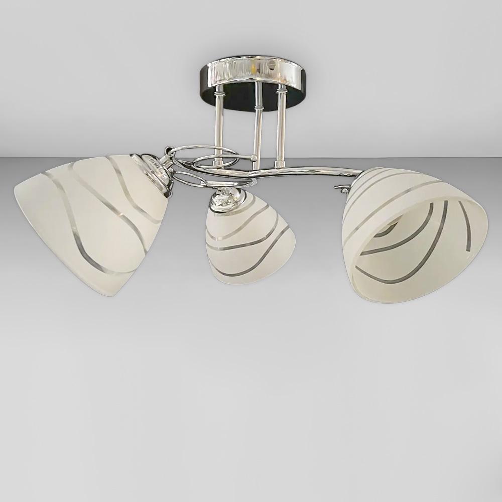 Люстра потолочная Light House SZ-18485/3A CR 510х240 мм E14 Хром