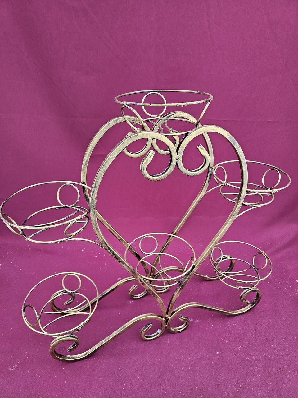 Подставка Фиалка на 6 вазонов на подоконник для цветов - фото 3 Подставка Фиалка на 6 вазонов на подоконник для цветов - фото 3