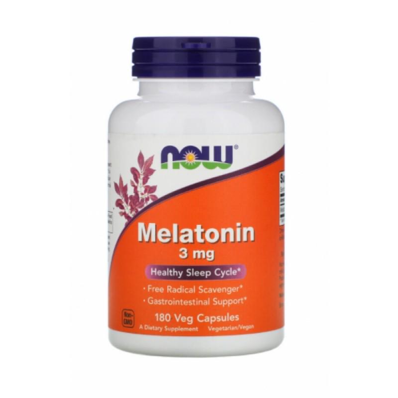 Мелатонин Now Foods Melatonin 3 мг 180 капс. (NOW-03257)