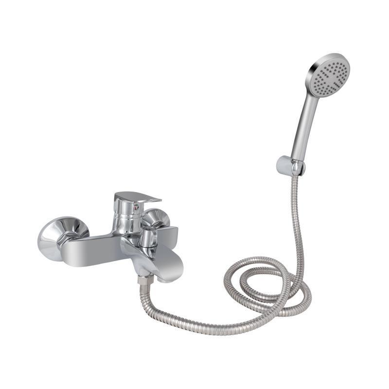 Смеситель для ванны Lidz Wieza 006 c душевым гарнитуром Chrome (LDWIE006CRM45410)