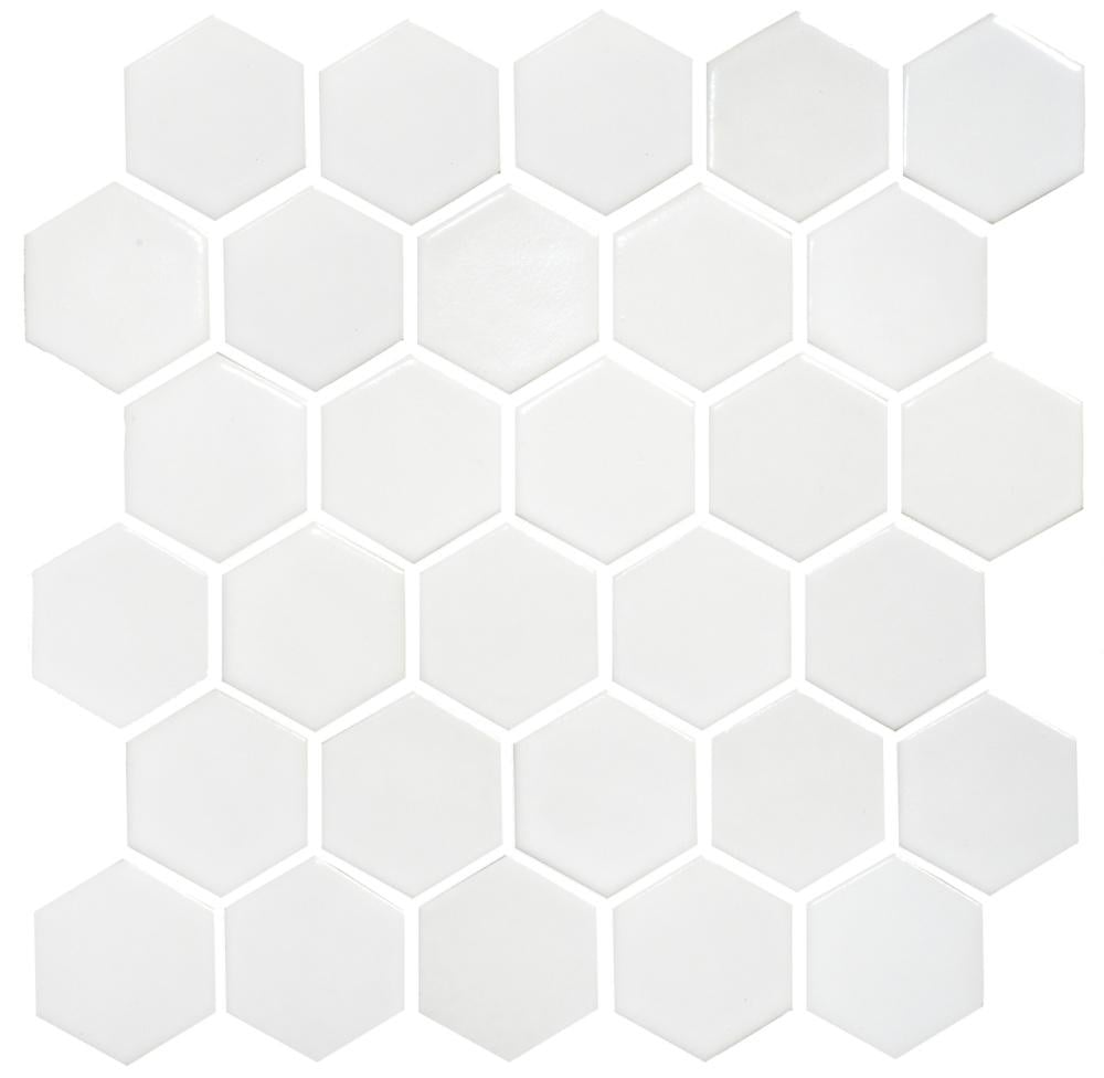 Керамическая мозаика Kotto Ceramica HEXAGON H 6024 295x295x9 мм White