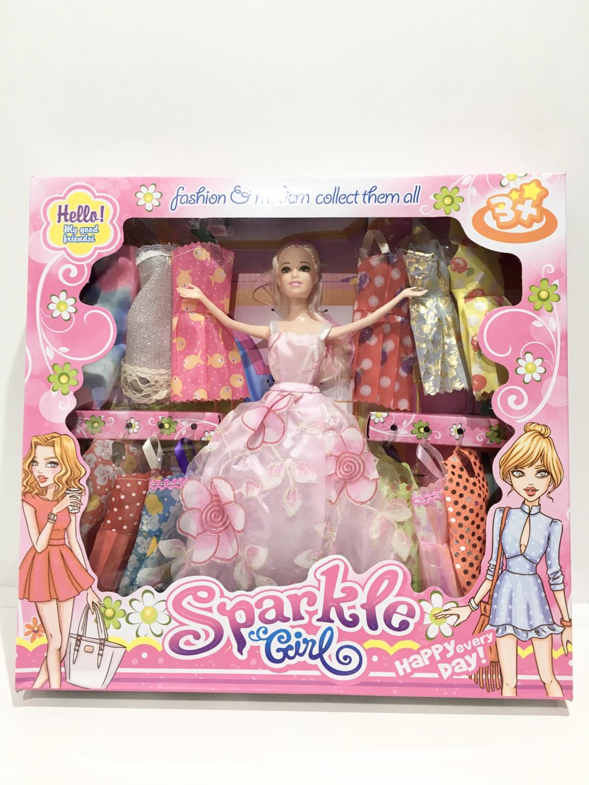 Кукла Bambi с нарядами в коробке вид 2 (263 F-27)