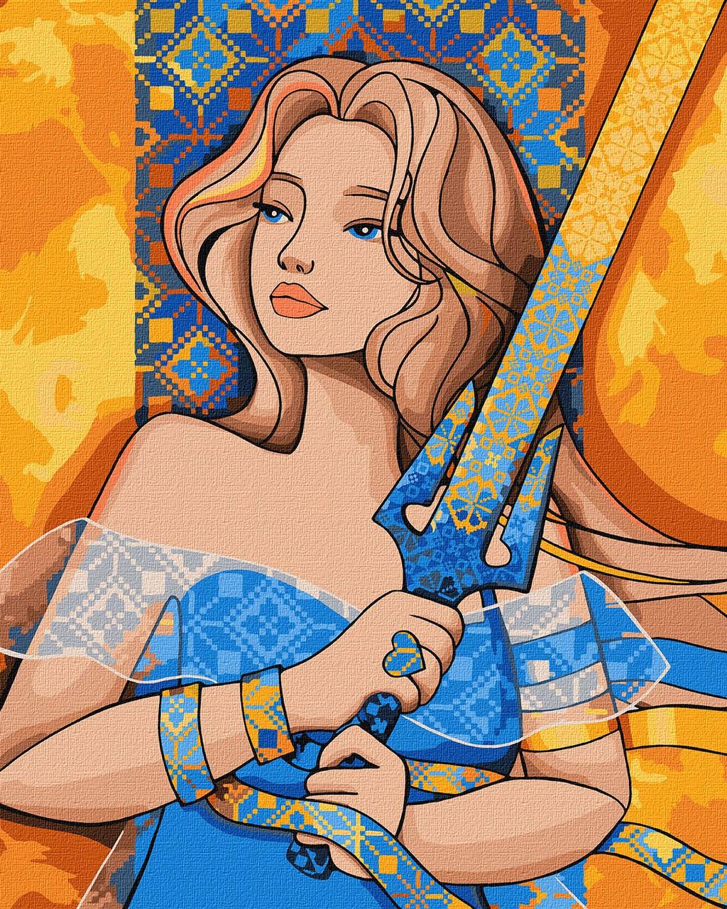 Картина по номерам Идейка KHO2593 Отважная 40x50 см (1986955720)