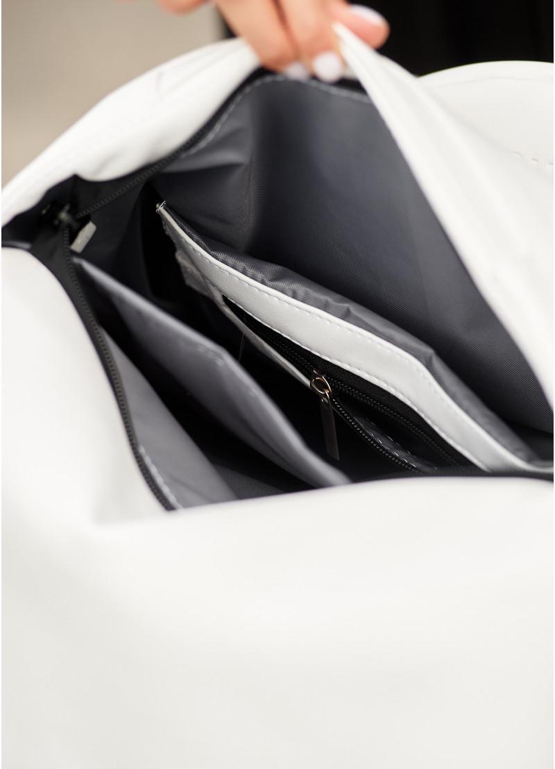 Рюкзак женский Sambag Rene Double 37х31х14 см Белый (27151008r) - фото 3