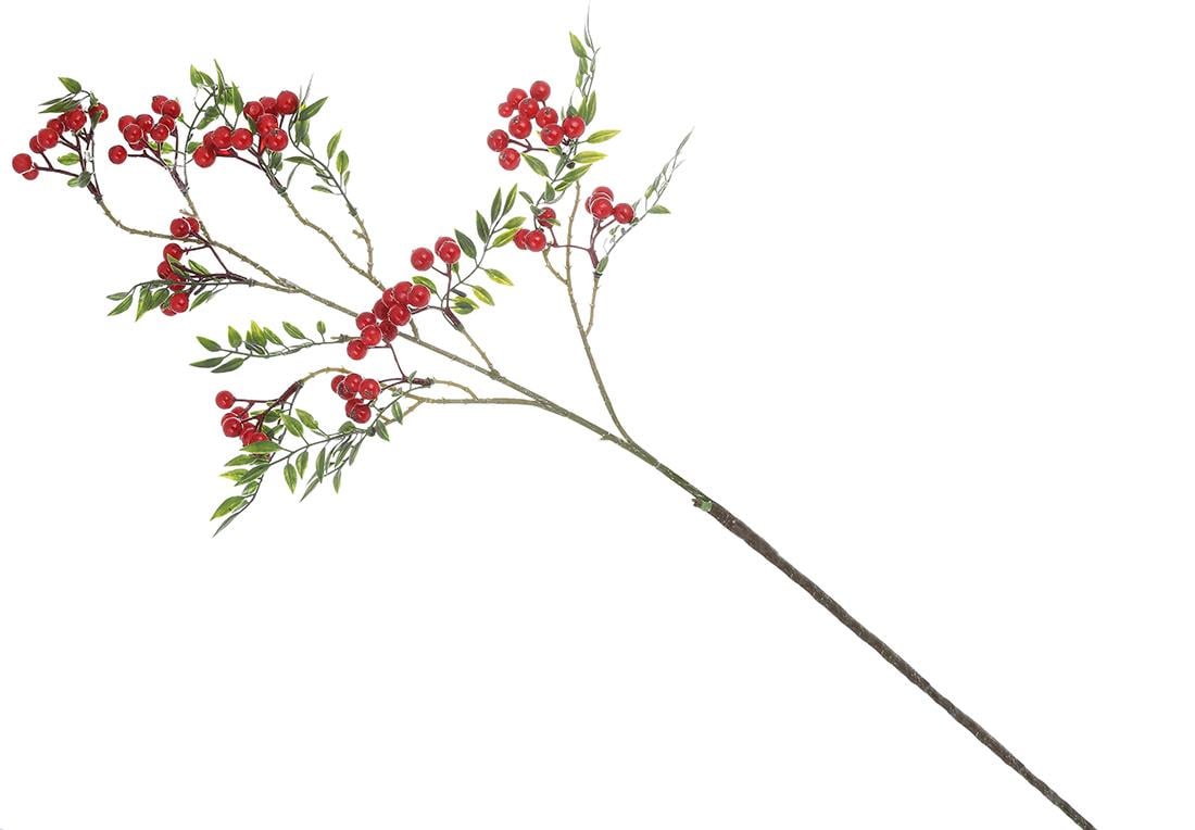 Декоративная ветка BonaDi Ягоды 85 см (119-015)