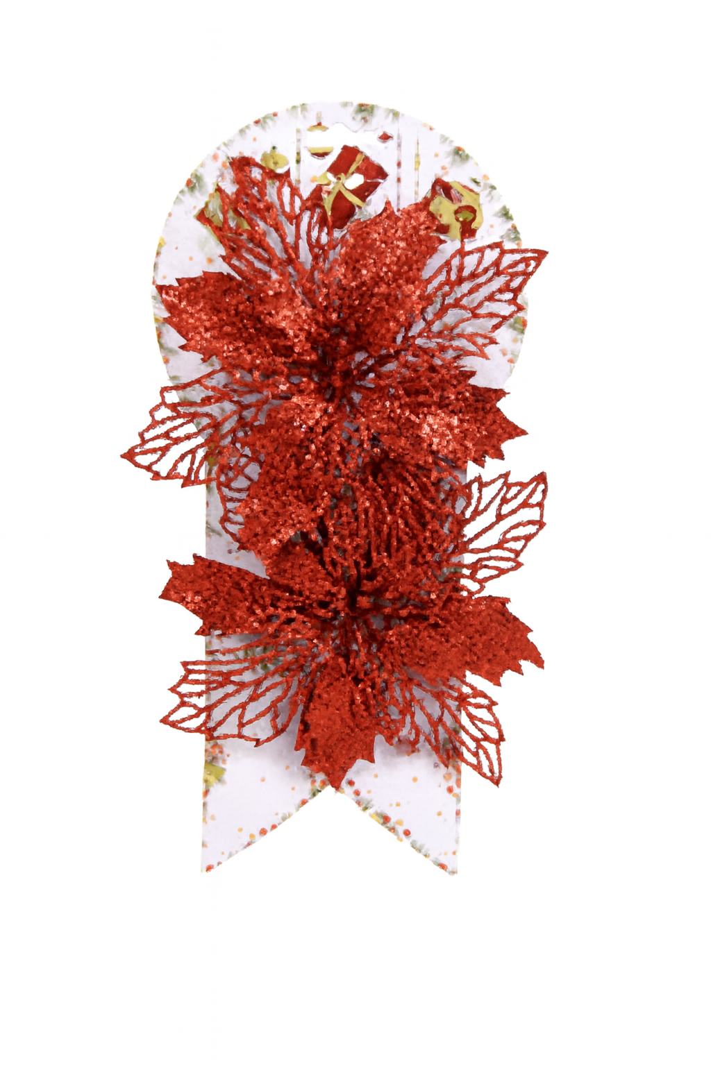 Набор декоративных украшений Цветок R96224 2 шт. Красный (30651893)