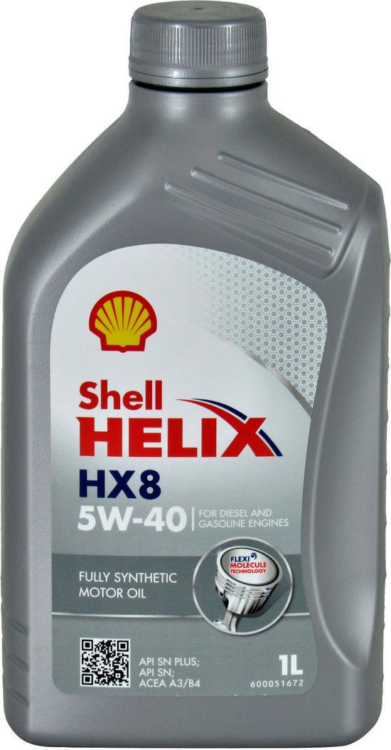 Моторное масло Shell Helix 5W-40 HX8 Synthetic 1 л (1400588) - фото 1