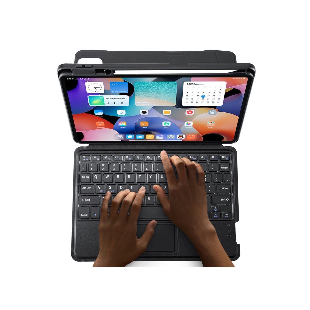 Чохол-клавіатура Dux Ducis Keyboard Bluetooth 5.0 для Xiaomi Pad 6/6 Pro Black (6934913023440) - фото 3