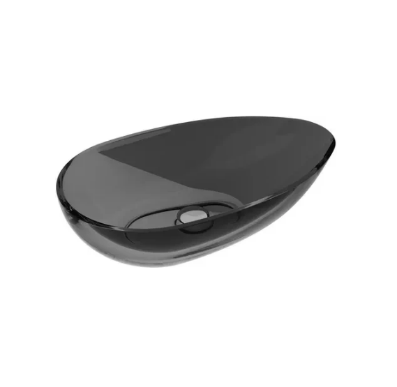 Умывальник Besco Neya 60х35 см Carbon Grey (UMN60CGB)