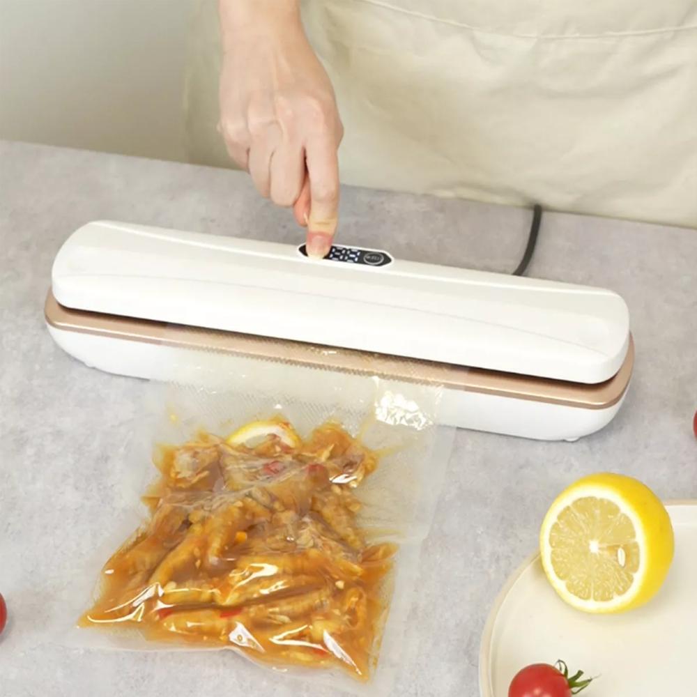 Вакуумный упаковщик вакууматор ручной для кухни бытовой Vacuum Fresh-Locking 016 360W White (200274) - фото 2 Вакуумный упаковщик вакууматор ручной для кухни бытовой Vacuum Fresh-Locking 016 360W White (200274) - фото 2