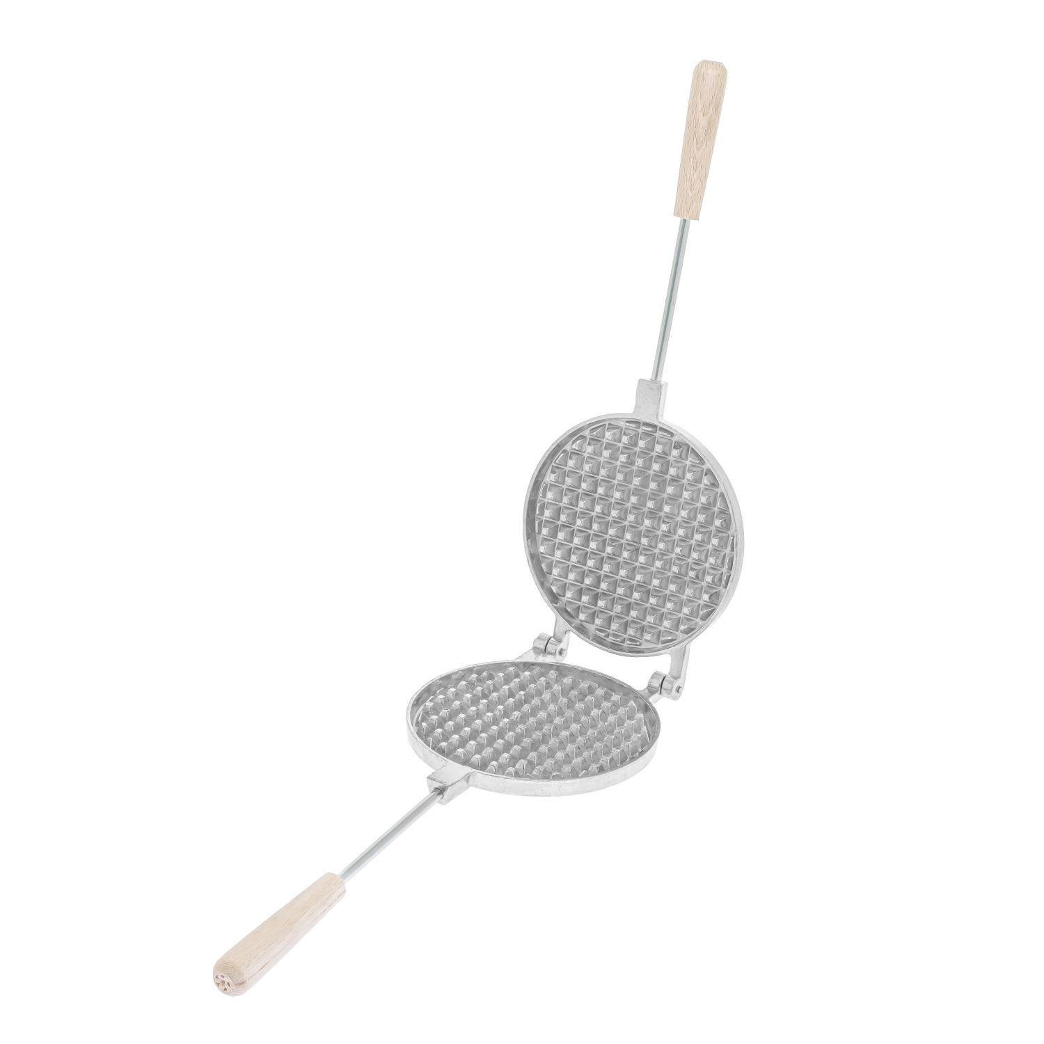 Форма для выпекания толстых бельгийских венских вафель со съемными ручками алюминиевая (87097)