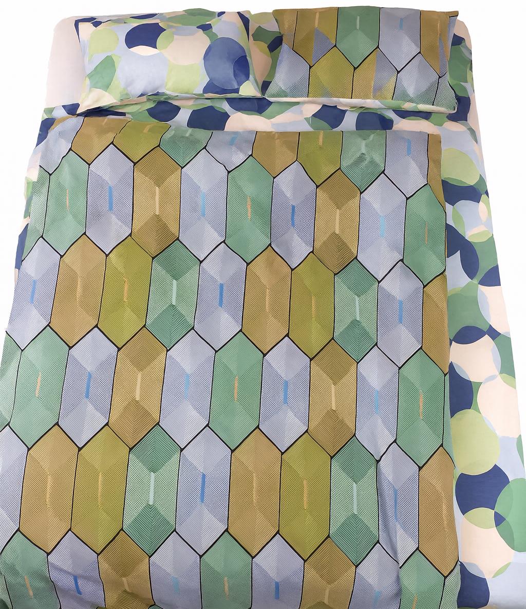 Комплект постільної білизни PaniPava Модерн Патерн бязь 155х215 см (10100625)