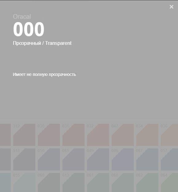 Пленка Oracal 641 Прозрачный матовый 000 (1495462471) - фото 3 Пленка Oracal 641 Прозрачный матовый 000 (1495462471) - фото 3