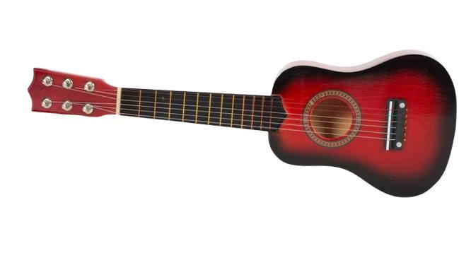 Дитяча іграшкова гітара 1370 52 см Бордовий (29044745) - фото 1