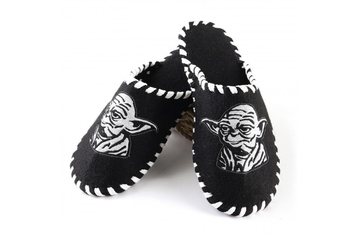 Тапочки войлочные Luxyart с вышивкой Магистр Йода р. 38-41 (GA-25)