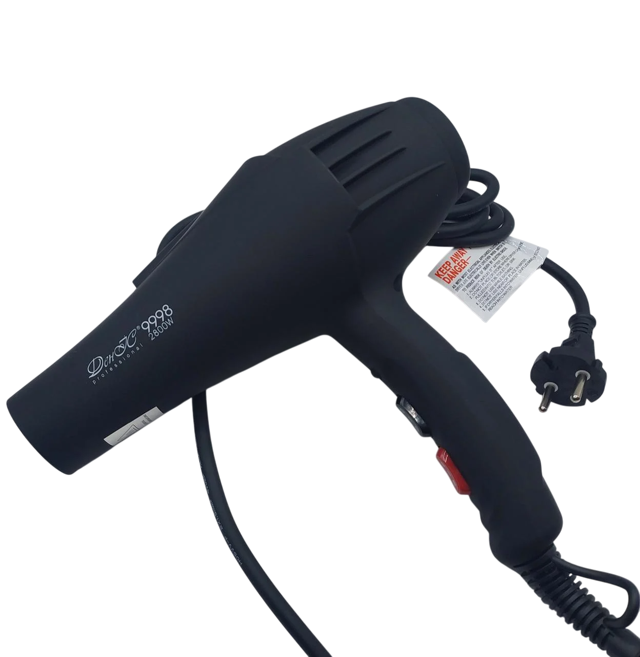 Фен професійний ДенІС professional 9998 ION 2800 вт Black (2091783669)