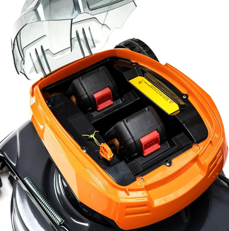 Газонокосилка аккумуляторная GTM BLM48H-SP самоходная без аккумулятора и зарядного устройства (BLM48H-SP_BARE TOOL) - фото 6 Газонокосилка аккумуляторная GTM BLM48H-SP самоходная без аккумулятора и зарядного устройства (BLM48H-SP_BARE TOOL) - фото 6