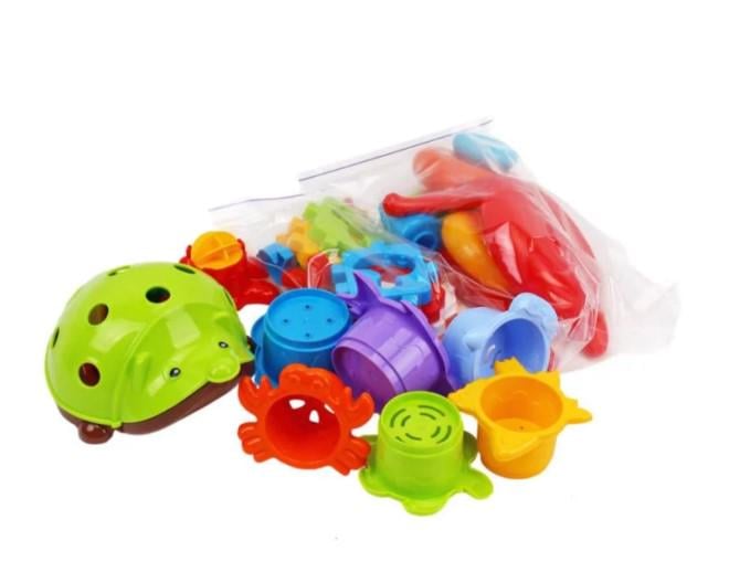 Іграшковий набір Технок 2376 Пірамідки/їжачок/кубик (AWN-00511) - фото 2 Іграшковий набір Технок 2376 Пірамідки/їжачок/кубик (AWN-00511) - фото 2