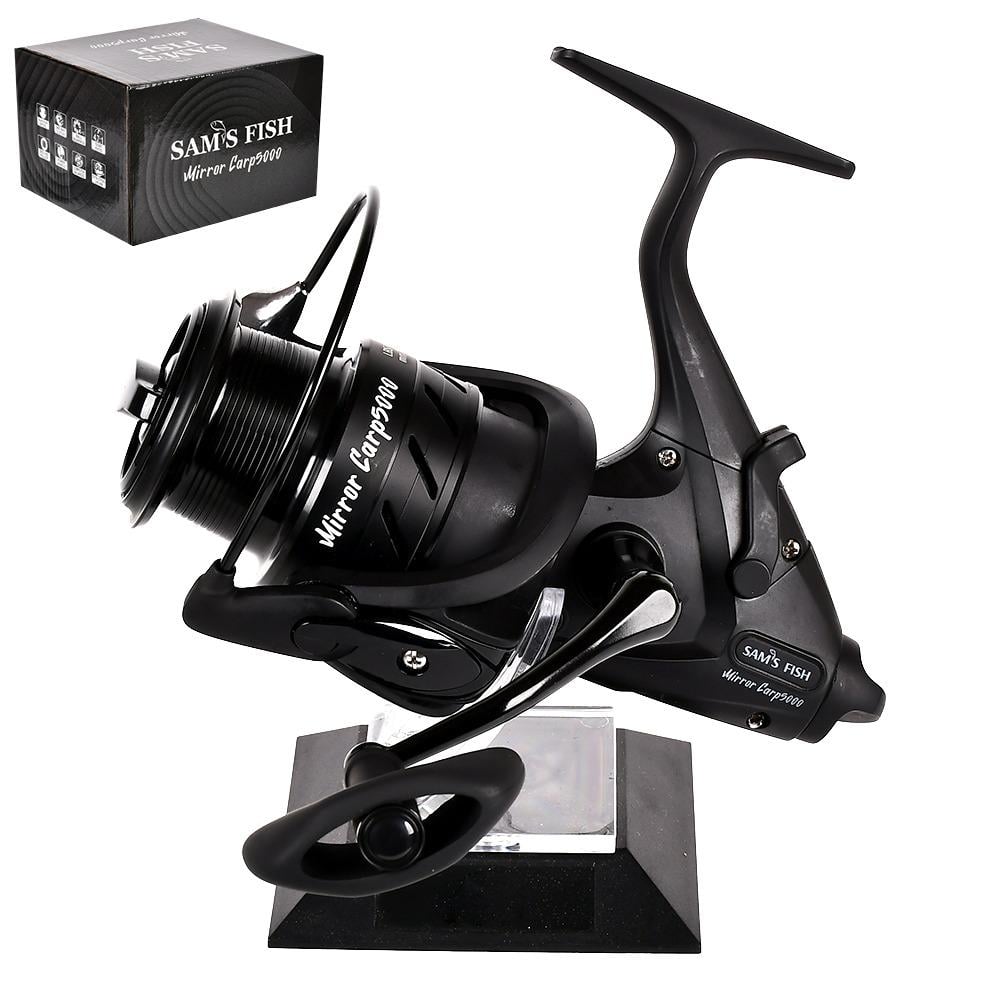 Риболовна котушка карпова з бейтранером Mirror carp 5000 4+1bb 4,7:1 2 шпулi метал,/графiт SF24341-5 (2200000388971)
