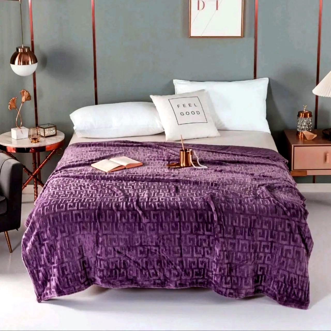 Плед-покрывало микрофибра 180х200 см Ярко-фиолетовый (6e3fe561) Плед-покрывало микрофибра 180х200 см Ярко-фиолетовый (6e3fe561)