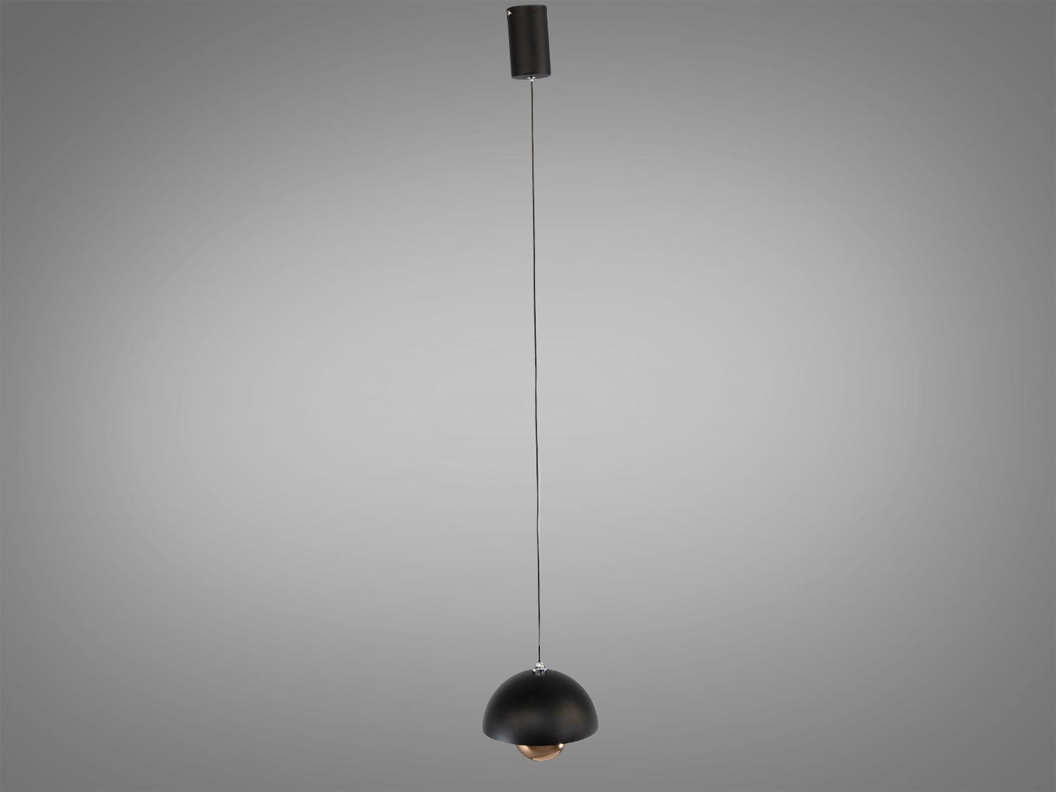 Подвесной светильник Diasha LED 5В сенсор Черный/Золотой (QY-H1206 B/SG)
