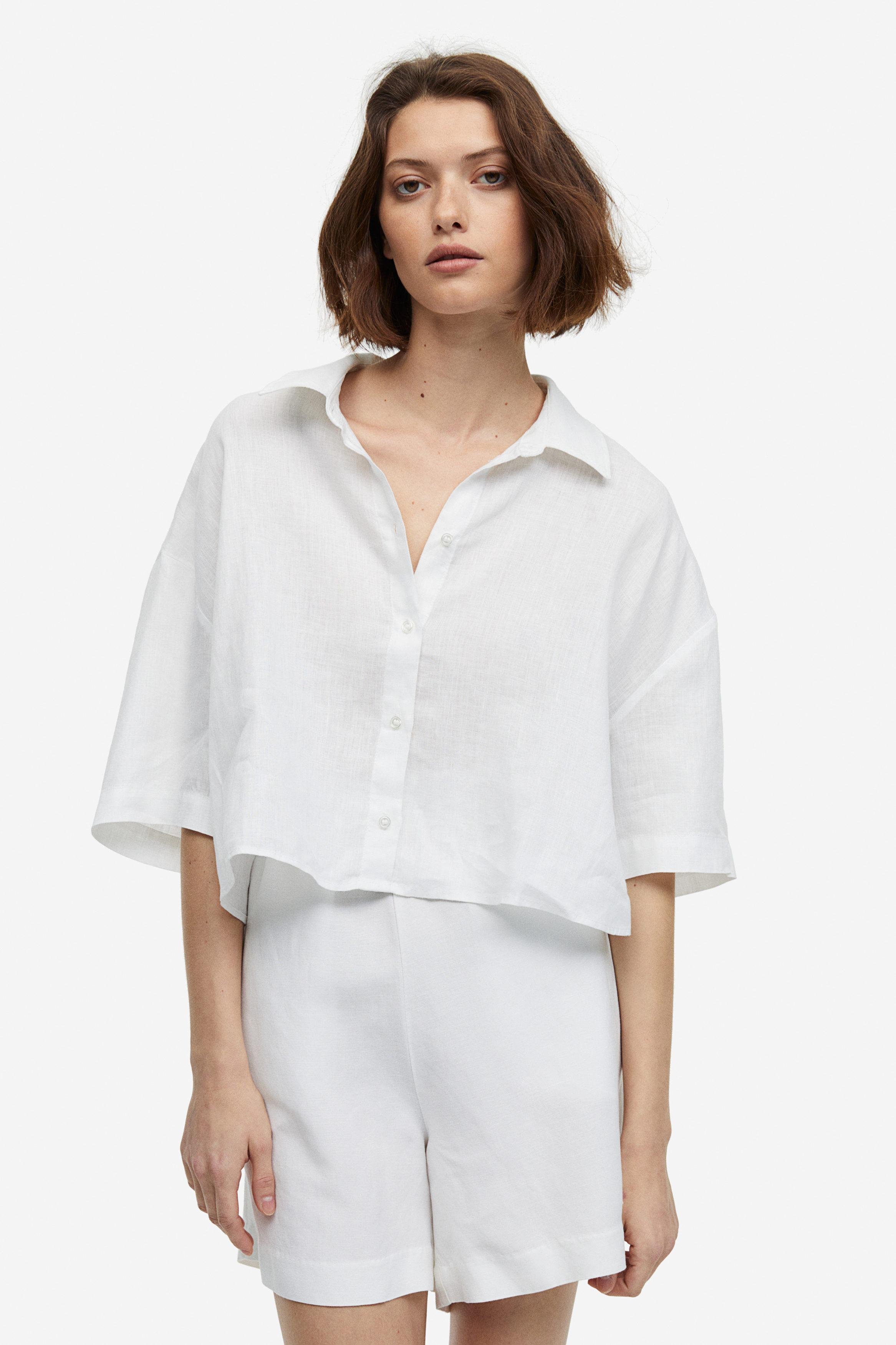 Шорти H&M XXL Білий (E2606993840) Шорти H&M XXL Білий (E2606993840)