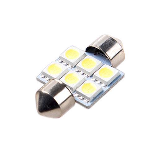 Лампа диодная SJ-6SMD-5050 31 мм