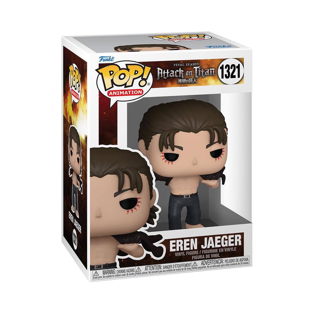 Детская игровая фигурка Funko POP Коллекционная Атака титанов Эрен Йегер Eren Yeager (1206472633)