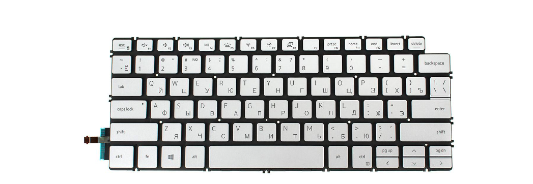 Клавиатура для ноутбука Inspiron 5406 с подсветкой клавиш (123349)