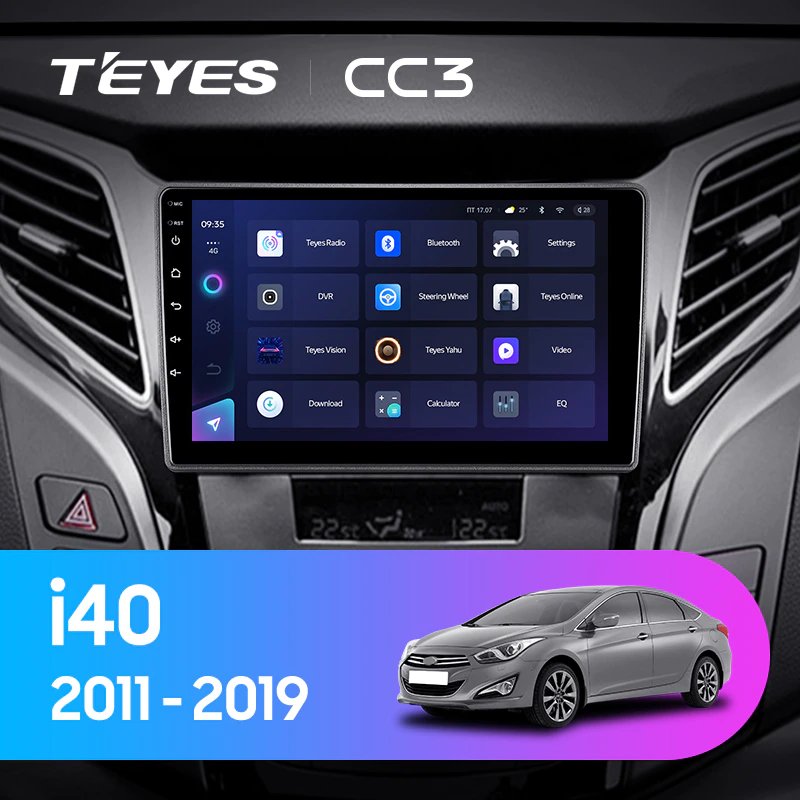 Автомагнитола штатная Teyes CC3 360° для Hyundai i40 2011-2019 Android (1798461216) - фото 3