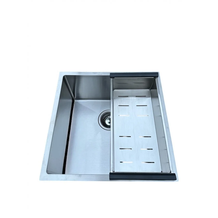 Коландер для кухонної мийки LeoMikao STEEL COLANDER IN нержавіюча сталь (260310) - фото 6 Коландер для кухонної мийки LeoMikao STEEL COLANDER IN нержавіюча сталь (260310) - фото 6