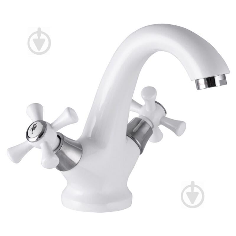 Смеситель для умывальника MIXXUS OMEGA 161 белый (MI2765)